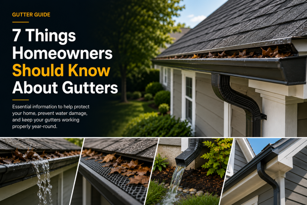 7 Things Homeowners Should Know About Gutters