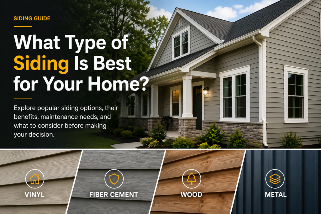 What Type of Siding Is Best for Your Home?